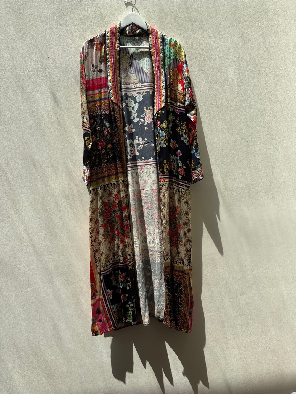 Johnny Was Scarf Print Long Kimono New Without Tag